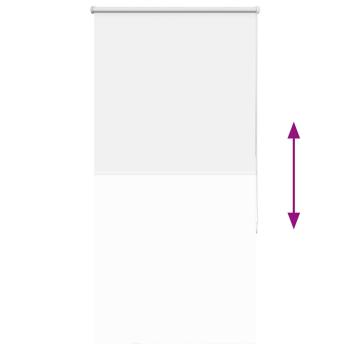 Verdunkelungsrollo Weiß 70x150cm Stoffbreite 65,7 cm Polyester