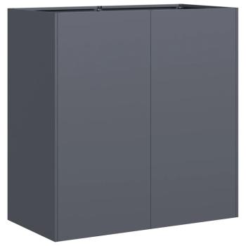 Pflanzkübel Anthrazit 80x40x80 cm Kaltgewalzter Stahl