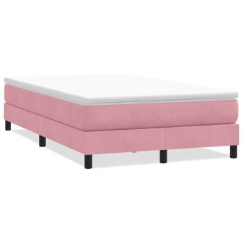 Boxspringbett ohne Matratze Rosa 120x210 cm Samt
