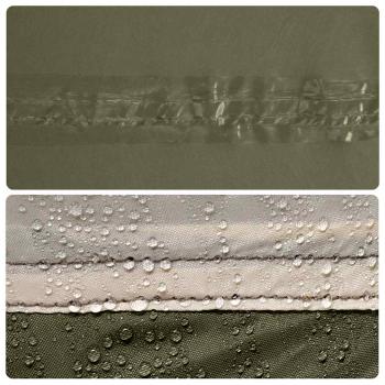 Tunnel-Familienzelt 6 Personen Olivgrün Wasserdicht