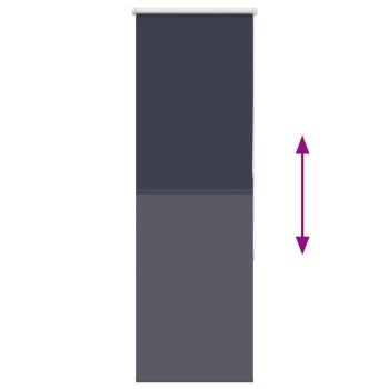 Verdunkelungsrollo Marineblau 45x150cm Stoffbreite 40,7 cm