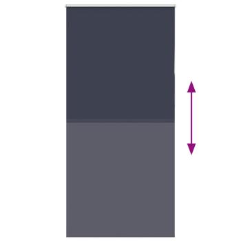 Verdunkelungsrollo Marineblau 100x210cm Stoffbreite 95,7cm