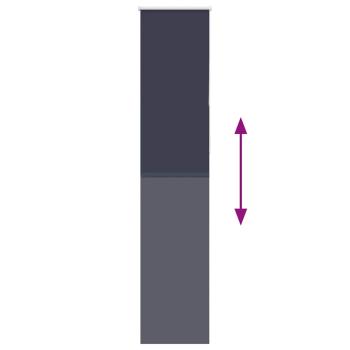 Verdunkelungsrollo Marineblau 55x230cm Stoffbreite 50,7 cm