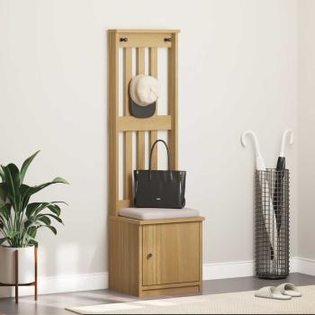 ARDEBO.de - Garderobenständer SANDENS 45x40x159,5 cm Massivholz Kiefer