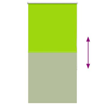 Verdunkelungsrollo Grün 80x150 cm Stoffbreite 75,7 cm Polyester