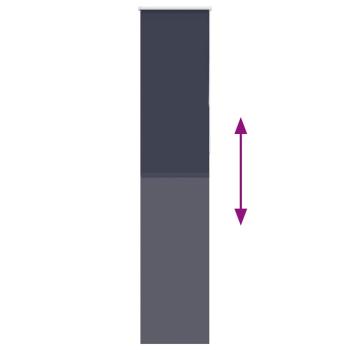 Verdunkelungsrollo Marineblau 45x210cm Stoffbreite 40,7 cm