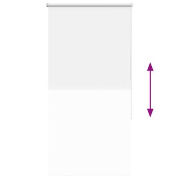 Verdunkelungsrollo Weiß 80x150cm Stoffbreite 75,7 cm Polyester