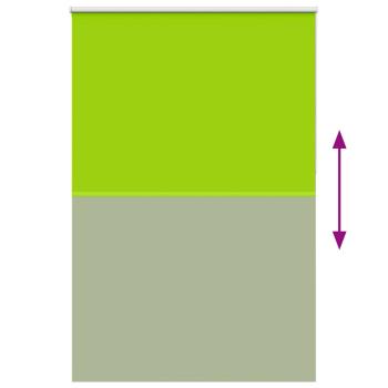 Verdunkelungsrollo Grün 155x230cm Stoffbreite 151,6cm Polyester
