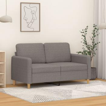 ARDEBO.de - 2-Sitzer-Sofa Taupe 120 cm Stoff