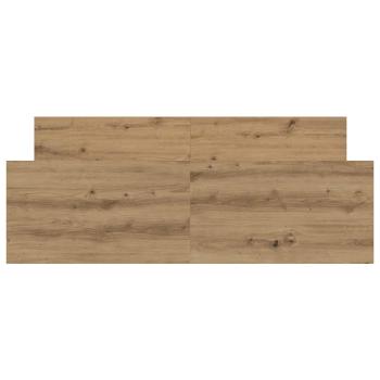 Bettgestell ohne Matratze Artisan-Eiche 140x190cm Holzwerkstoff