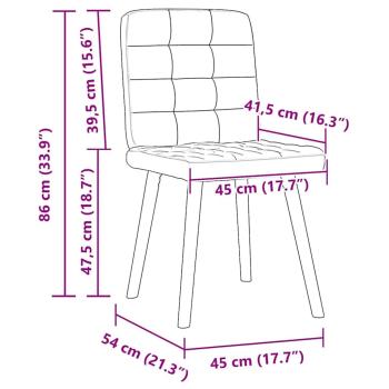 Esszimmerstühle 4 Stk. Schwarz Stoff