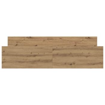 Bettgestell ohne Matratze Artisan-Eiche 180x200cm Holzwerkstoff