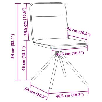 Esszimmerstühle 6 Stk. Schwarz Stoff