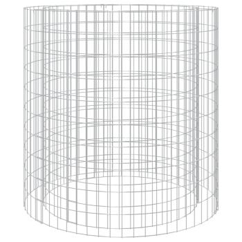Gabionen-Feuerstelle Ø 100 cm Verzinktes Eisen