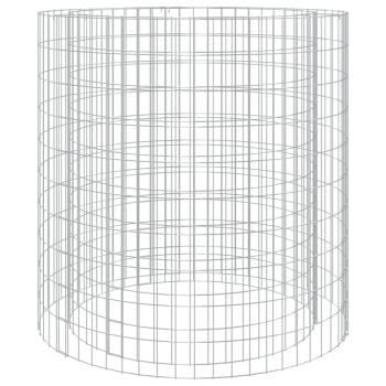 Gabionen-Feuerstelle Ø 100 cm Verzinktes Eisen