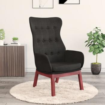 ARDEBO.de - Relaxsessel Schwarz Stoff