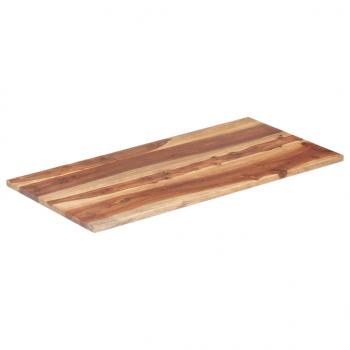Tischplatte Massivholz Palisander 25-27 mm 60×100 cm