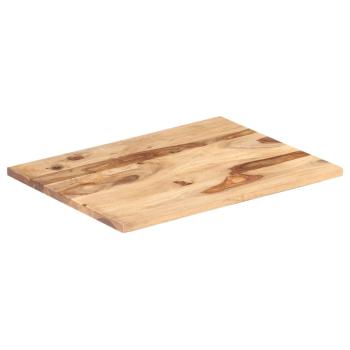 Tischplatte Massivholz Palisander 25-27 mm 60×80 cm