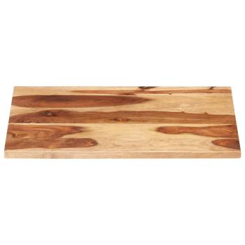 Tischplatte Massivholz Palisander 25-27 mm 60×80 cm