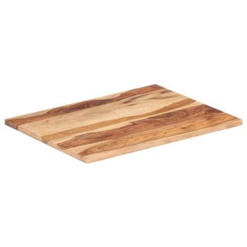 Tischplatte Massivholz Palisander 25-27 mm 60×80 cm
