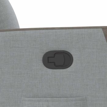 Relaxsessel Hellgrau Stoff