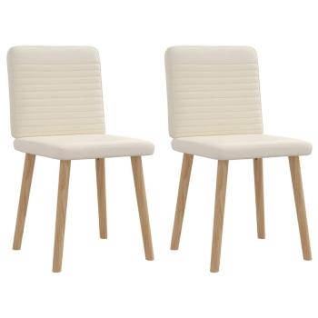 ARDEBO.de - Esszimmerstühle 2 Stk. Leinen