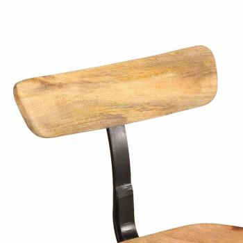 Barhocker 2 Stk. 49x43x103 cm Mango Massivholz