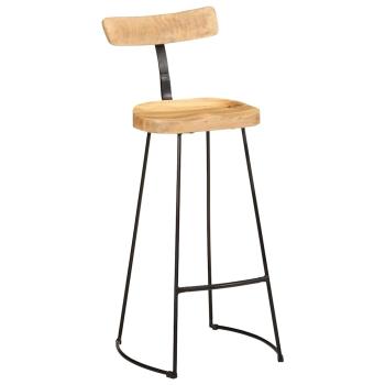 Barhocker 2 Stk. 49x43x103 cm Mango Massivholz