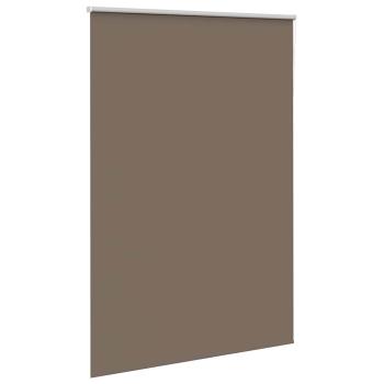 Verdunkelungsrollo Kaffeebraun 155x210 cm Stoffbreite 151,6 cm