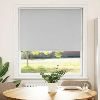 Verdunkelungsrollo Hellgrau 100x175 cm Stoffbreite 95,7cm