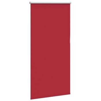 Verdunkelungsrollo Rot 80x175 cm Stoffbreite 75,7 cm Polyester