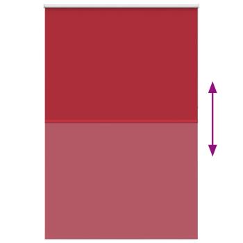 Verdunkelungsrollo Rot 160x210cm Stoffbreite 156,6cm Polyester