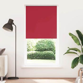 ARDEBO.de - Verdunkelungsrollo Rot 100x230cm Stoffbreite 95,7 cm Polyester