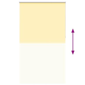 Verdunkelungsrollo Gelb 135x210cm Stoffbreite 131,6cm Polyester