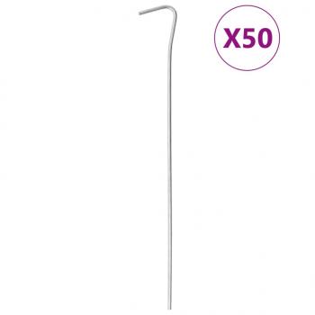 ARDEBO.de - Zeltheringe 50 Stk. 23 cm Ø3 mm Verzinkter Stahl