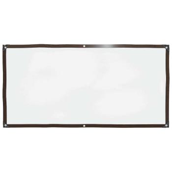 ARDEBO.de - Transparente Plane mit Ösen 1x2 m Polyethylen