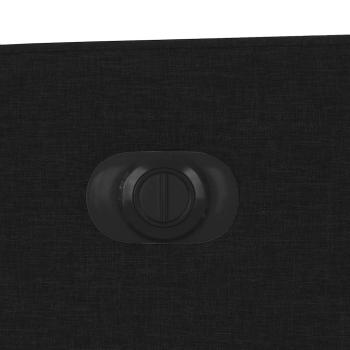 Massagesessel Elektrisch Schwarz Stoff