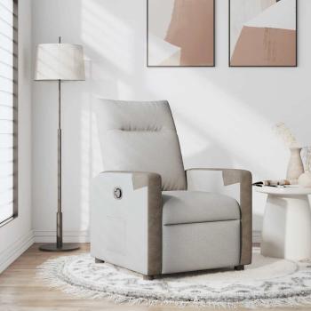 ARDEBO.de - Relaxsessel Wolkengrau Stoff