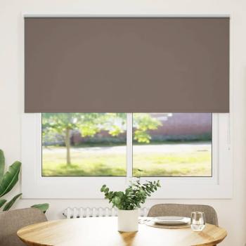 ARDEBO.de - Verdunkelungsrollo Kaffeebraun 150x175 cm Stoffbreite 146,6 cm