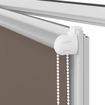 Verdunkelungsrollo Kaffeebraun 55x130cm Stoffbreite 50,7 cm