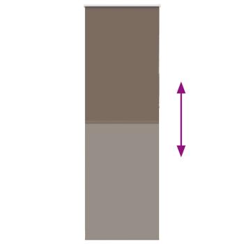 Verdunkelungsrollo Kaffeebraun 65x210cm Stoffbreite 60,7 cm