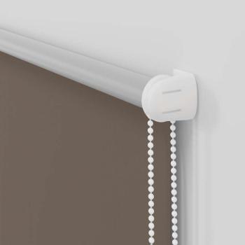 Verdunkelungsrollo Kaffeebraun 100x230 cm Stoffbreite 95,7cm