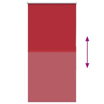 Verdunkelungsrollo Rot 70x150 cm Stoffbreite 65,7 cm Polyester