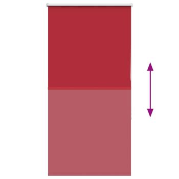 Verdunkelungsrollo Rot 70x175 cm Stoffbreite 65,7 cm Polyester