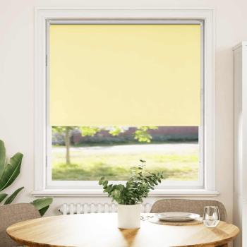 Verdunkelungsrollo Gelb 95x175 cm Stoffbreite 90,7 cm Polyester