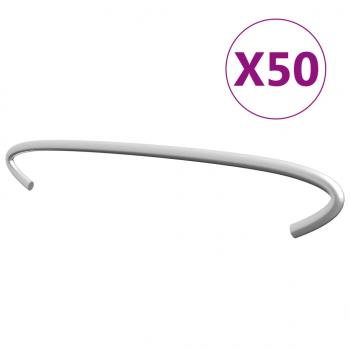 ARDEBO.de - Gabionen-Distanzhalter 50 Stk. Verzinkter Stahl 20 cm