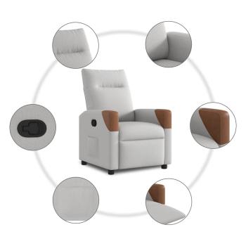 Relaxsessel Wolkengrau Stoff