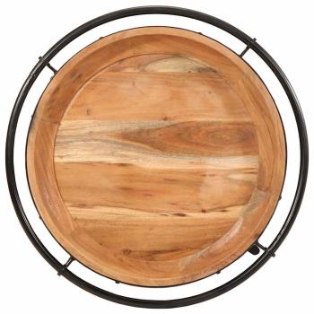 ARDEBO.de - Beistelltisch Ø55x60 cm Massivholz Akazie