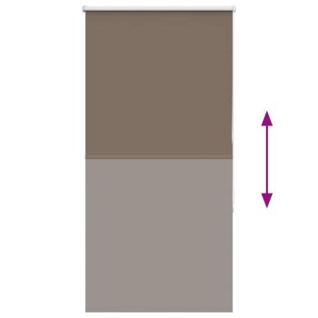 Verdunkelungsrollo Kaffeebraun 70x130cm Stoffbreite 65,7 cm
