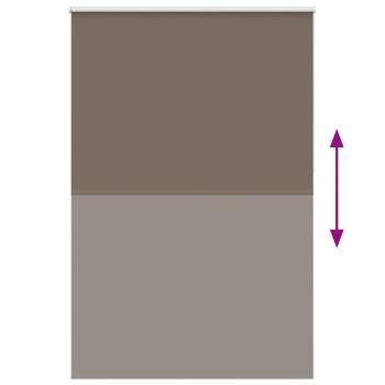 Verdunkelungsrollo Kaffeebraun 150x230cm Stoffbreite 146,6 cm
